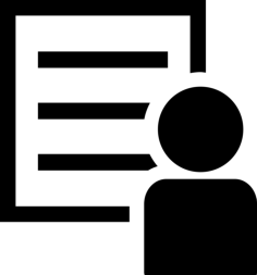 Client Profile Outline Drawing Svg Vector, Free Vectors File